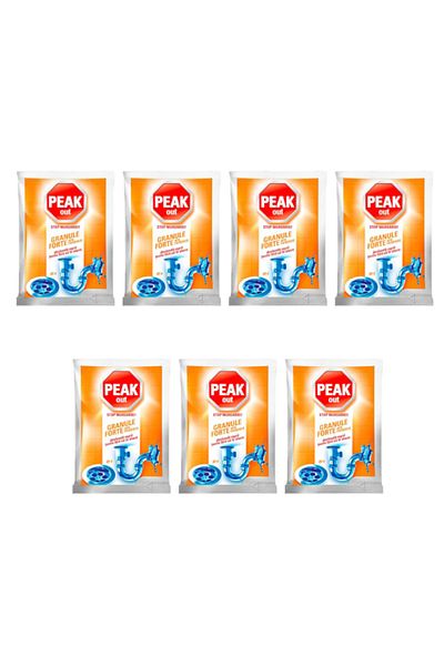 Eureka Pack of 7 x Peak Out Hot Water Pipe Unclogging Granules, 80g