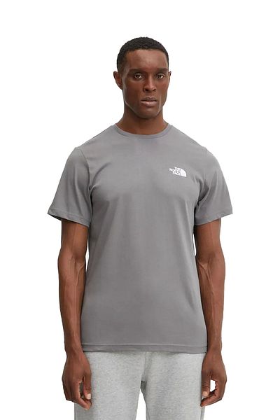 THE NORTH FACE M Ss Box Nse Ανδρικό γκρι μπλουζάκι NF0A87NPARX1