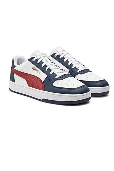 Puma Caven 2,0 Erkek Sneaker Ayakkabı Beyaz/lacivert Retro Basketbol Tarzı-so...
