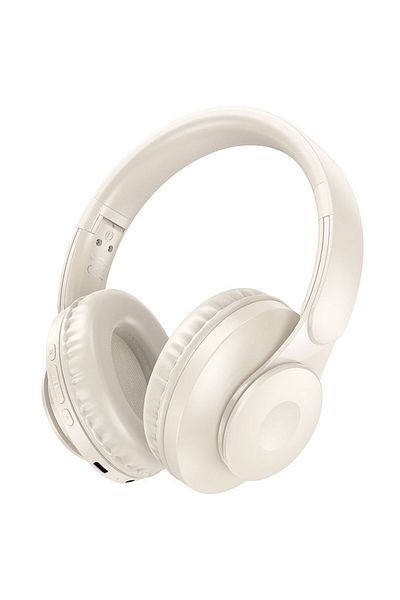 REDz Accessories Audio headphones, Hoco W45, Milky Whitetooth, Over the Ear, Milky White