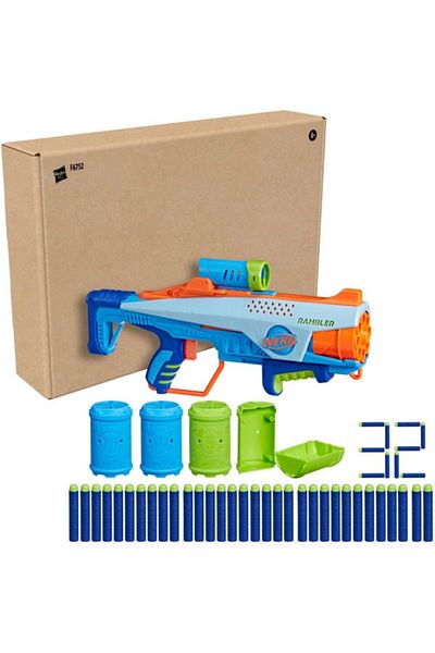 Hasbro Nerf Elite Junior Rookie Blaster with 32 projectiles