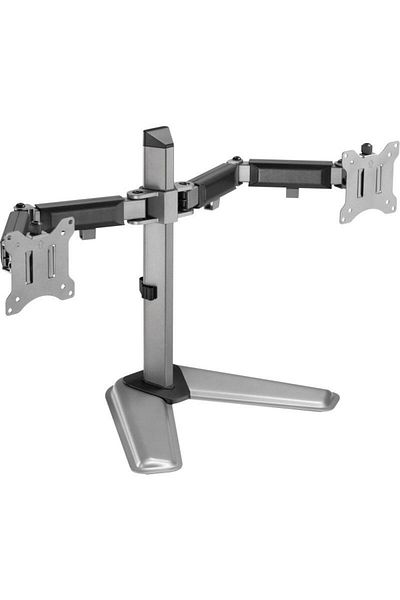 white shark White Shark GMS-3206 Tutankhamun 2-Monitor Mount, 17"-32", 18 kg, VESA 75x75, 100x100 (Grey)