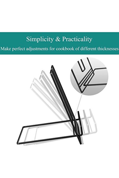 Saharaz Foldable Iron Bookshelf, Simple and Elegant, 30x40 Cm, Weigh Only 0.81 Pounds, Suitable for Desktop