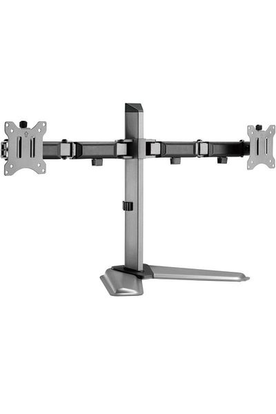 white shark White Shark GMS-3206 Tutankhamun 2-Monitor Mount, 17"-32", 18 kg, VESA 75x75, 100x100 (Grey)
