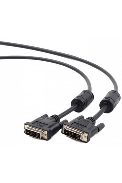 Gembird Cablu Monitor Gembird CC-DVI-BK-6, DVI - DVI, Single link, 1.8 m (Negru)