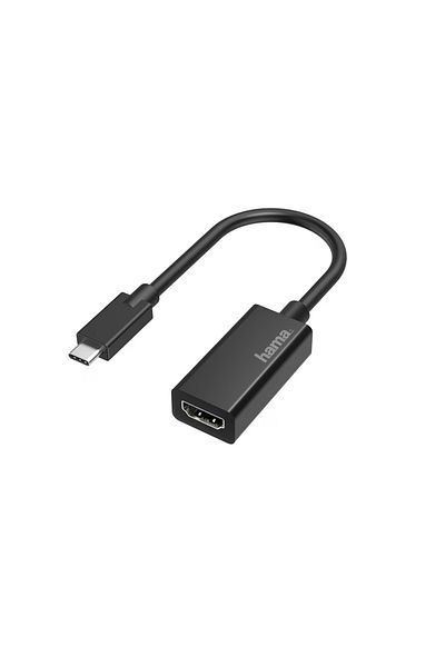 Hama Adaptor Hama 200315, USB-C - HDMI (Negru)