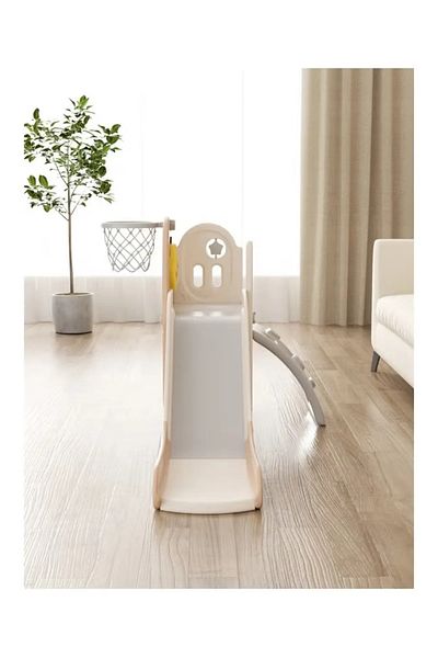 FULLJOY Duck slide with climbing board and basketball