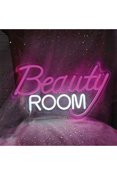 OBRO Lampa decorativa LED "Beauty Room" roz pentru perete sau masa, iluminare USB, design modern