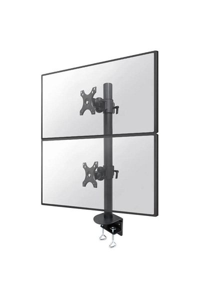 NEOMOUNTS Suport Monitor de Birou Dublu Neomounts FPMA-D960DVBLACKPLUS, 17" - 49", VESA 100x100, 15kg (Negru)