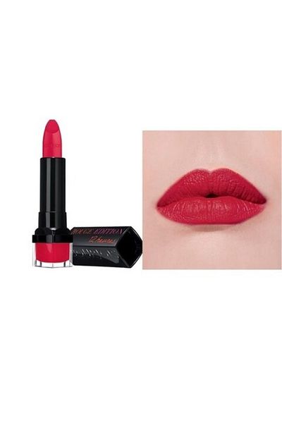 Bourjois Rouge Edition Lipstick 43 Rouge Your Body – Bold Red Lipstick, 12h Wear, Satin Finish 3.5g