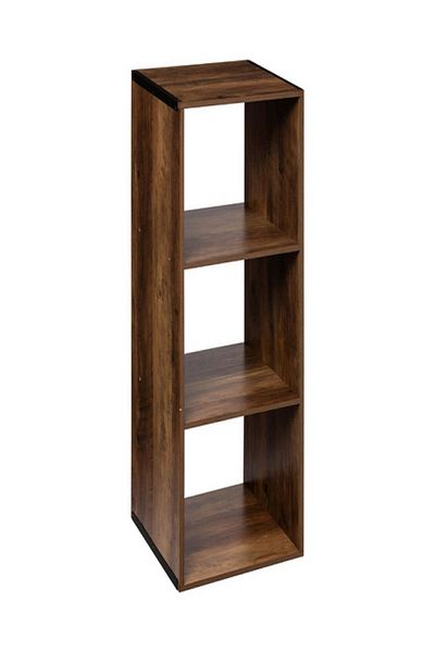 Five Simply Smart 3-Compartment Mix N Modul Wooden Storage Shelf