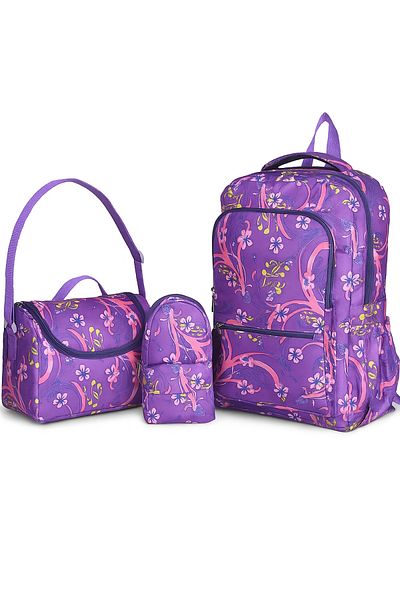 Wander Set de 3 rucsacuri școlare pentru copii – rucsac cu model, cutie de prânz și suport pentru stilou