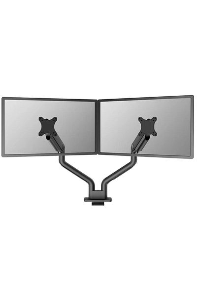 NEOMOUNTS Neomounts DS70S-950WH1 2-Monitor Mount, 17"-35", 18 kg, VESA 75x75, 100x100 (Black)