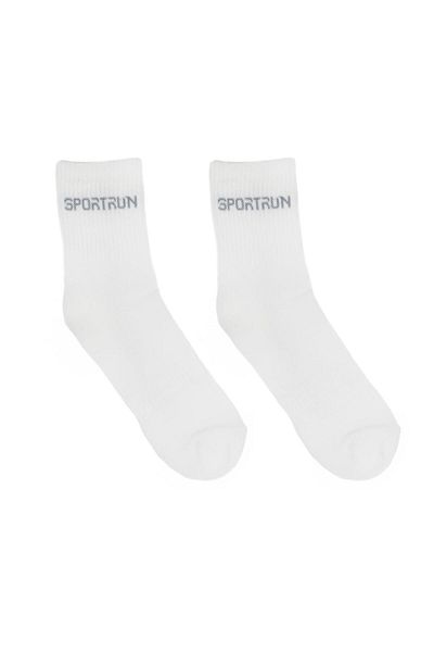 Cix Spor Sportrun Tennis Socks White