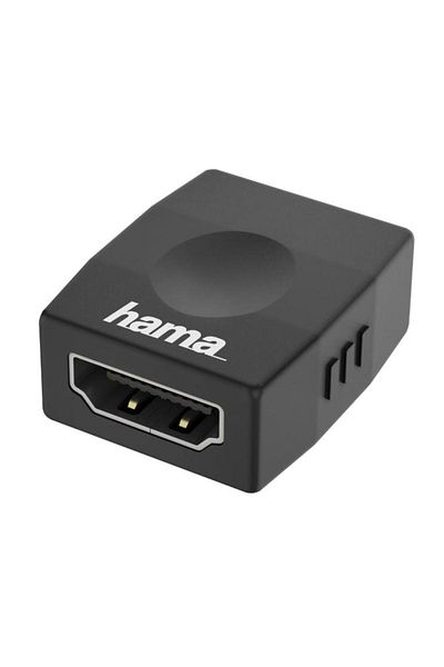 Hama Adaptor HDMI Hama 205163, Full HD, Ethernet (Negru)
