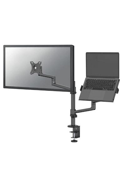 NEOMOUNTS Suport monitor si laptop Neomounts DS20-425BL2, 17"-27", 8 kg, VESA 75x75, 100x100 (Negru)