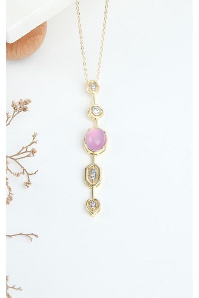 Jack Ferrero Gold Steel Women's Necklace (316L Steel)