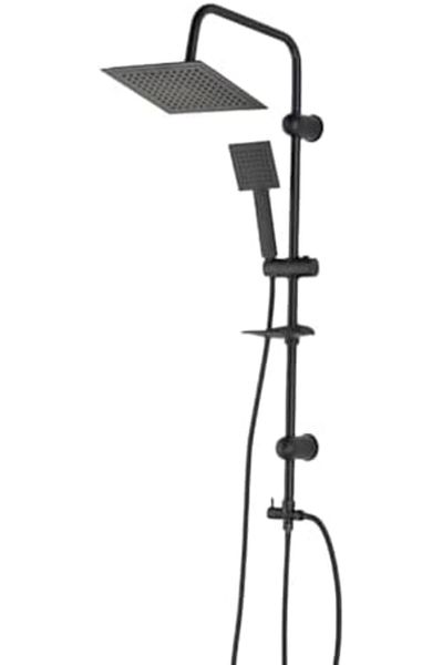 KANA Square Black Rain Shower Set by KANA