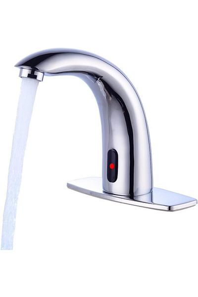 GENERAL Italian Automatic Bathroom Faucet with Sensor, Touchless Motion Kitchen Sink Faucet, Battery Operate