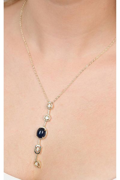 Jack Ferrero Gold Steel Women's Necklace (316L Steel)