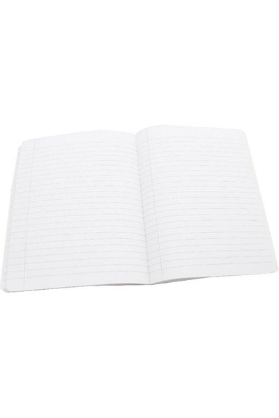 Roco Wide Ruled Notebook 7.5 x 9.75 in – 200 Pages Black Marble Cover for School or Office