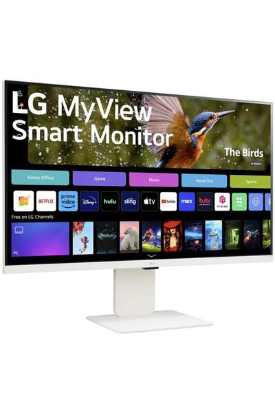 LG Monitor LED IPS UHD de 31,5" 32SR85U-W, 4K HDR, 2x HDMI, Alb - Pregătit pentru afaceri