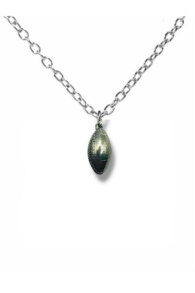 Herşey Nota Fishing Lead Figured Necklace – Silver Color Fishing Themed Unisex Jewelry