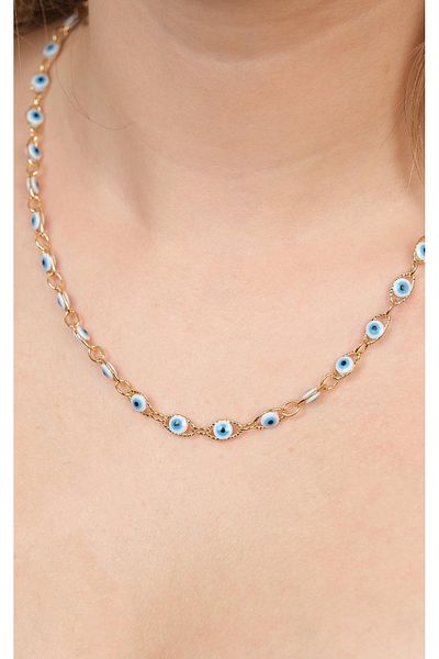 Jack Ferrero Gold Steel Women's Necklace (316L Steel)