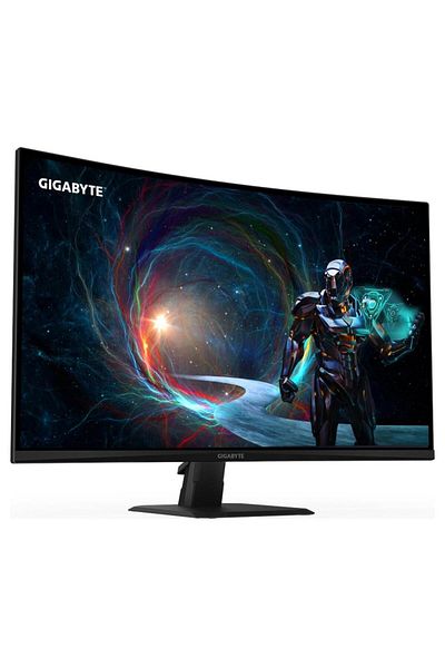 Gigabyte Monitor de gaming curbat GS32QCA QHD de 31,5", 180Hz, 1ms, HDMI/DP, negru