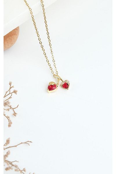 Jack Ferrero Gold Steel Women's Necklace (316L Steel)
