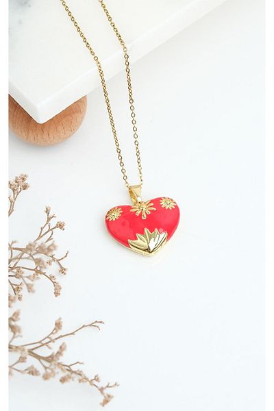Jack Ferrero Gold Steel Women's Necklace (316L Steel)