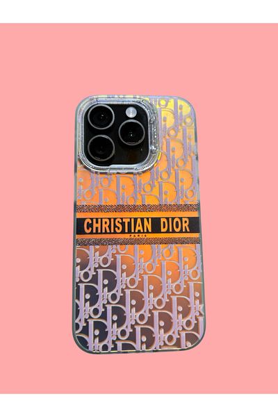 Christian Dior Carcasă de telefon compatibilă cu iPhone 14, culoarea Chameleon