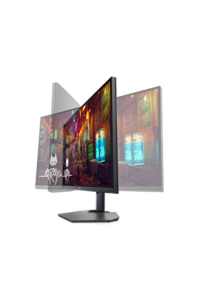 Dell Monitor de gaming 4K UHD de 32", 144Hz, 1ms, FreeSync Pro, IPS rapid, HDMI/DP, negru