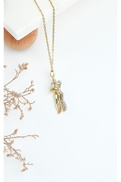 Jack Ferrero GOLD ÇELİK KADIN KOLYE (316L ÇELİK)