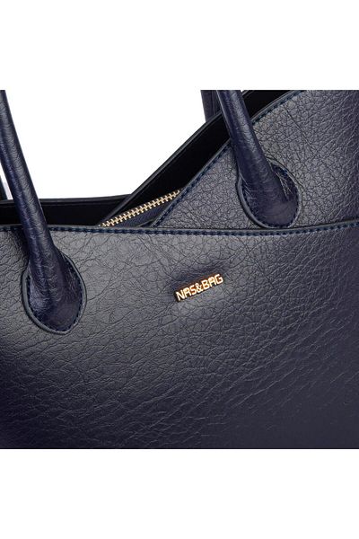 Nas Bag Geantă de mână și de umăr pentru femei Premium Series Navy Blue Victoria