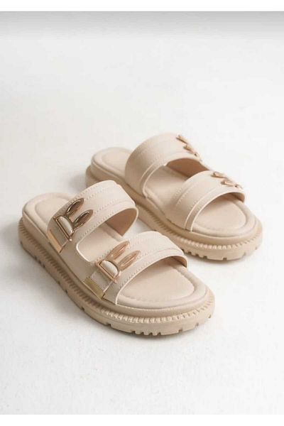 SOFT JAZZ Double Buckle Women's Slippers