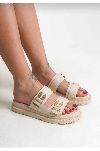 SOFT JAZZ Double Buckle Women's Slippers