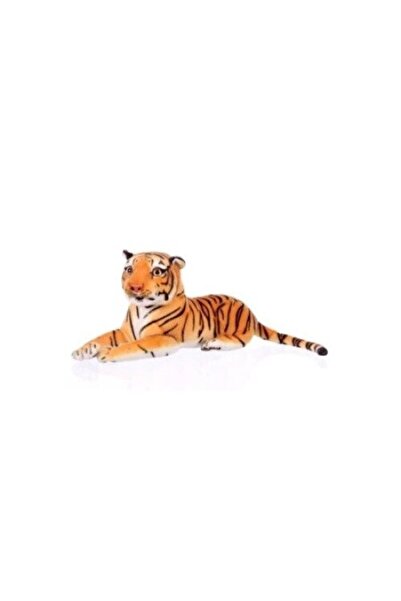 OEM Plush tiger, textile, 36cm, Black/Orange