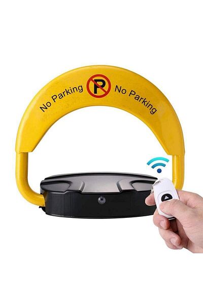 SIKS Automatic Parking Lock, Battery Operated, Remote Control, Waterproof, Anti-theft, 40x45cm