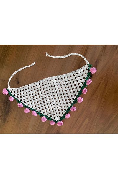 ZAHandmade Summer Rose Detailed Bandana