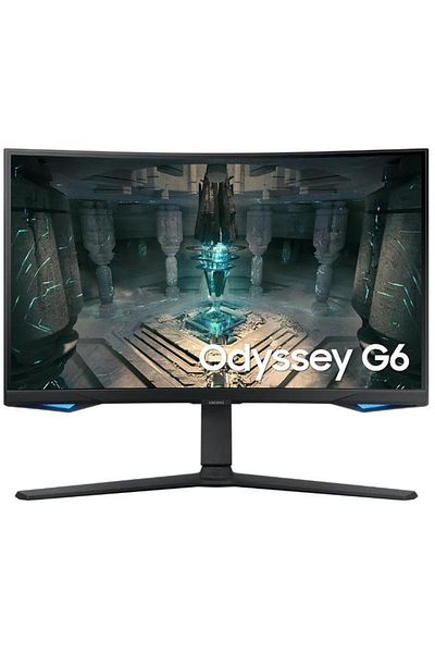 Samsung Monitor de gaming Odyssey G6 de 27", QHD, 240Hz, FreeSync, curbat, pivotant, afișaj LED VA