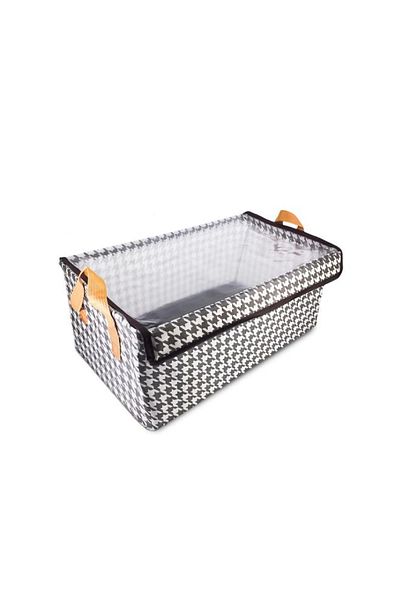 rexa Clothes Storage Box, Foldable Organizer With Clear Lid