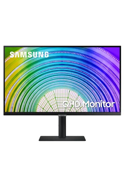 Samsung Monitor LED IPS de 27", rezoluție QHD, HDMI și DisplayPort, negru