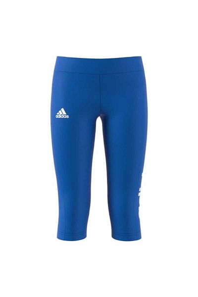 adidas YG L 3/4 TIGHT Kids' Sports Pants, Blue, 170cm