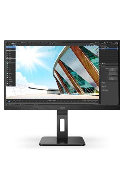 Aoc Monitor IPS QHD de 27", HDMI/DP/VGA, Pivot, 75Hz, difuzoare integrate - N...