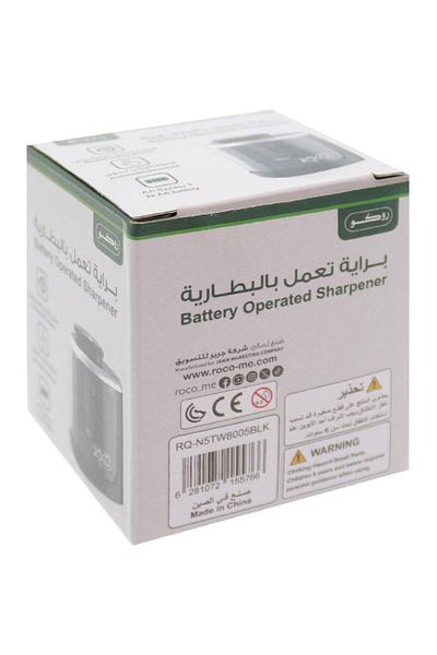 Roco Battery Operated Handheld Eraser – Black with 10 Refills for Precise and Easy Erasing