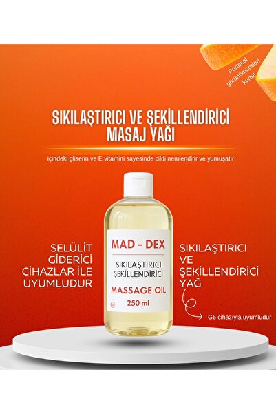 maddex 250 ML ve SIKILAŞTIRICI MASAJ YAĞI