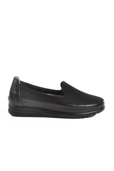 AYAKMOD Black Gel Sole Anatomical Women's Casual Shoes 229 Z
