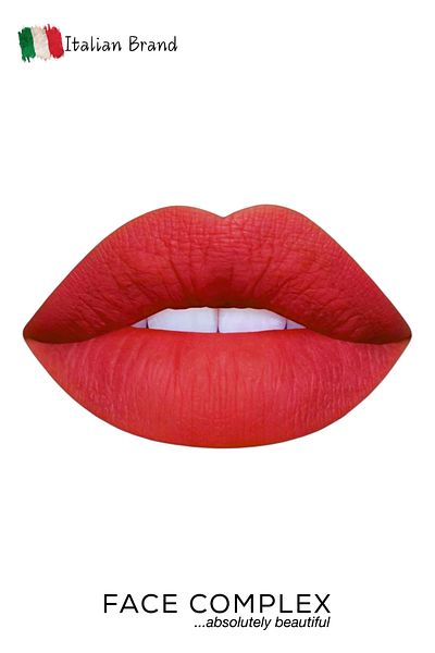 FACE COMPLEX Lip Set Tin 24h Tint Pencil, Set Cadou Ruj Lichid Creion Buze Rezistent La Apă 24h, Nr.02 - Italia