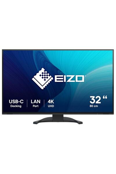 Eizo 31.5" IPS UHD Monitor EV3240X-BK | HDMI, DP, Pivot, Speakers | Black